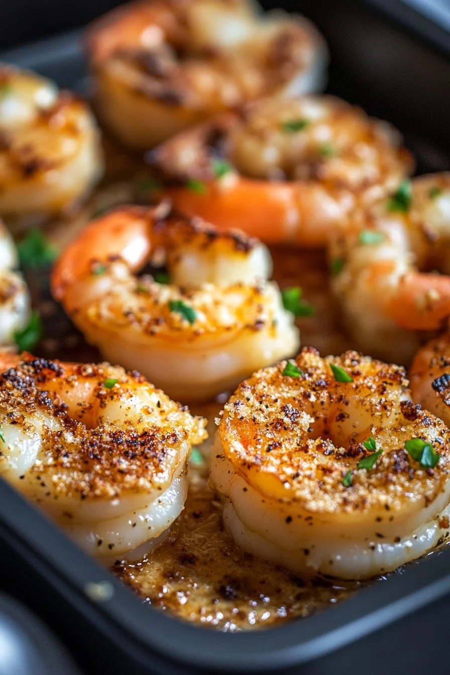 Garlic Parmesan Baked Shrimp