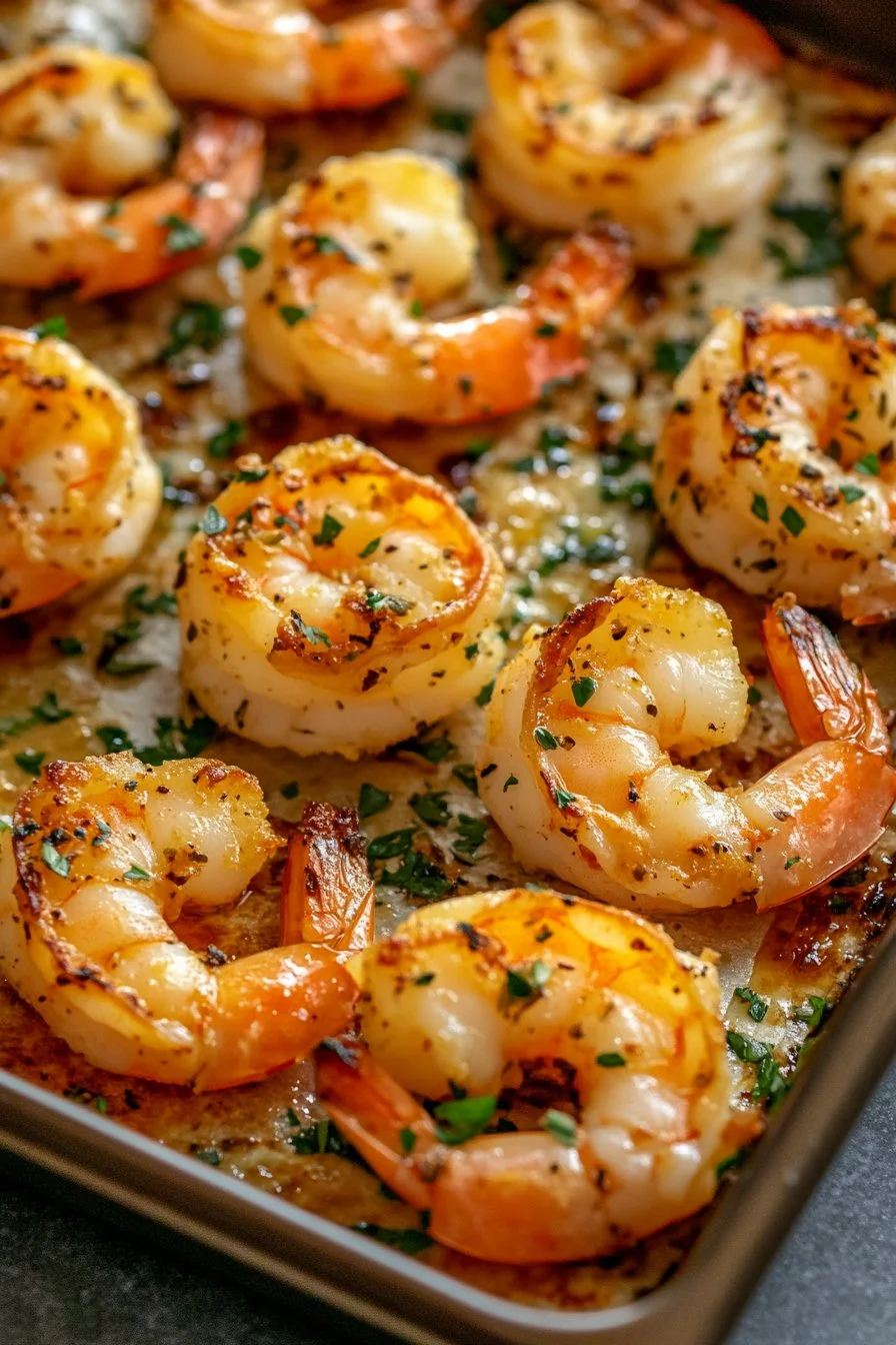 Garlic Parmesan Roasted Shrimp