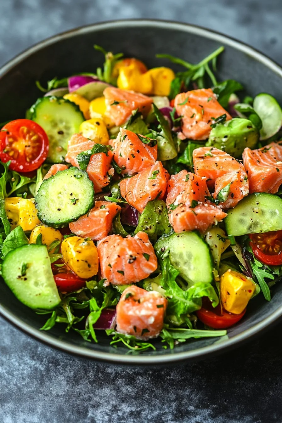 Canned Salmon Salad