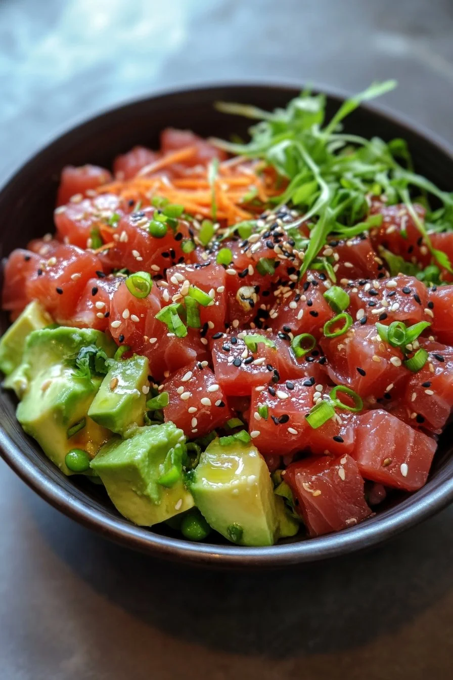 Homemade Ahi Tuna Poke Recipe