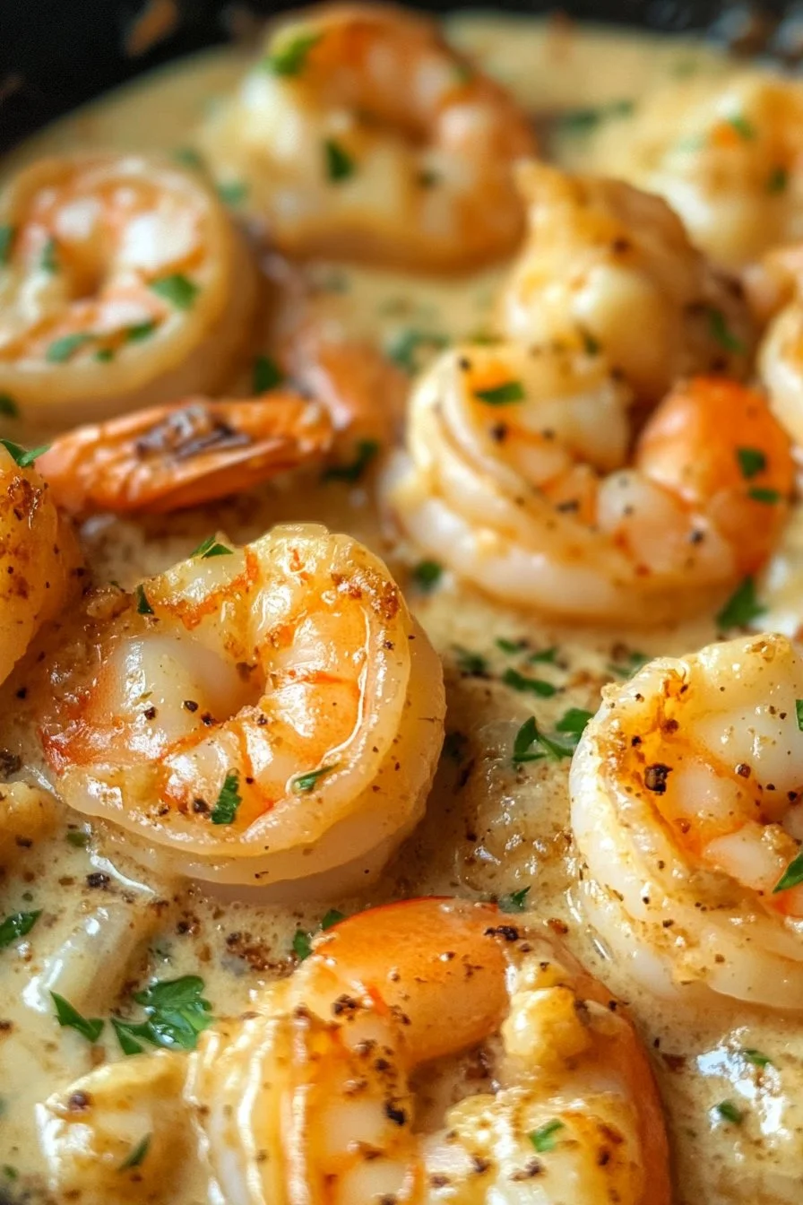 Easy Creamy Garlic Shrimp