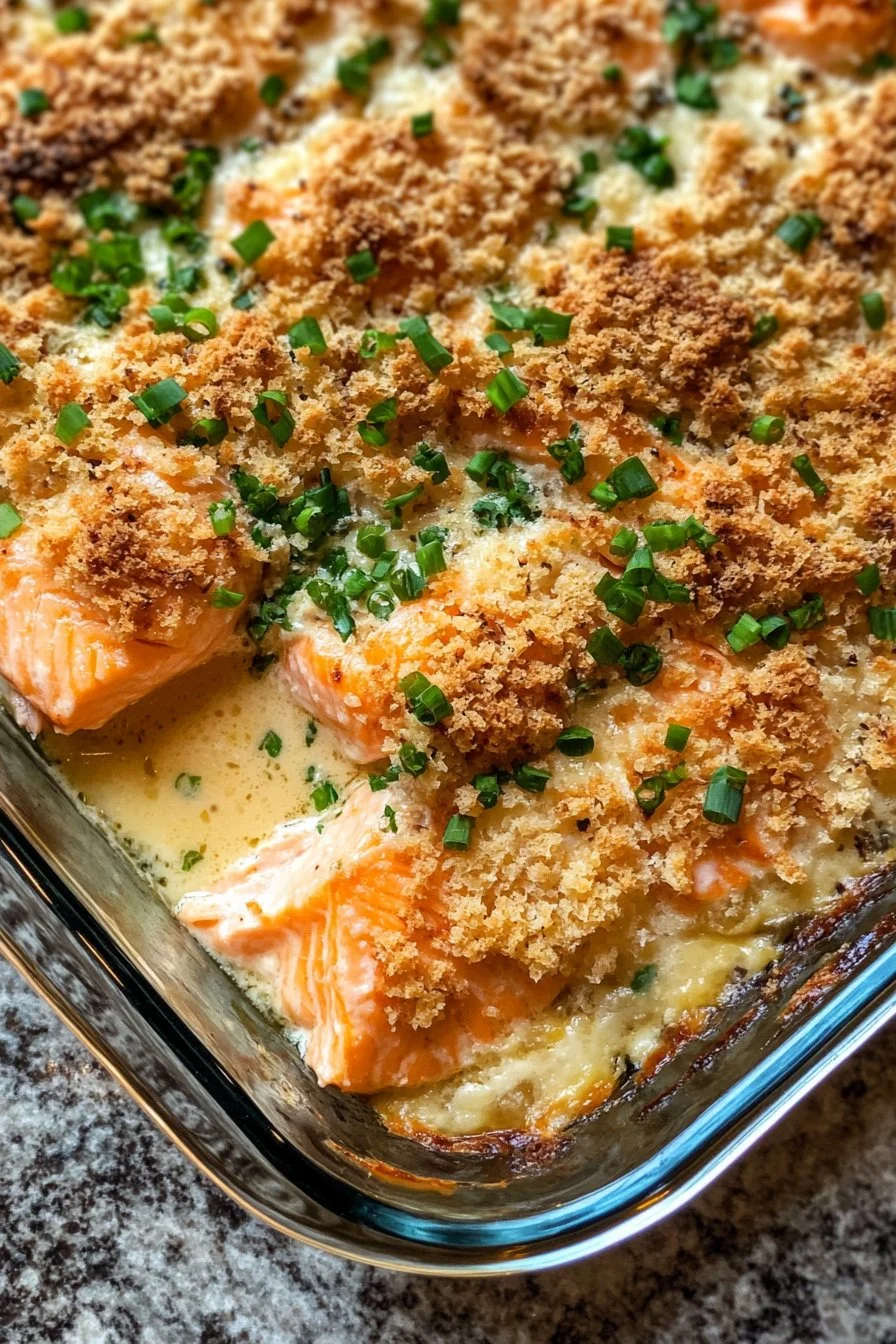 Baked Salmon Casserole