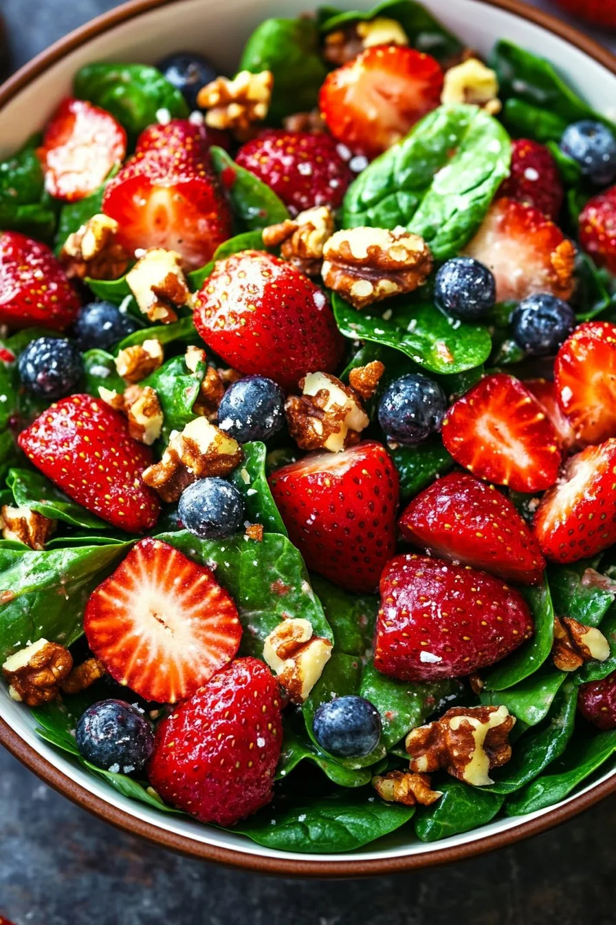 30-Minute Strawberry Spinach Salad