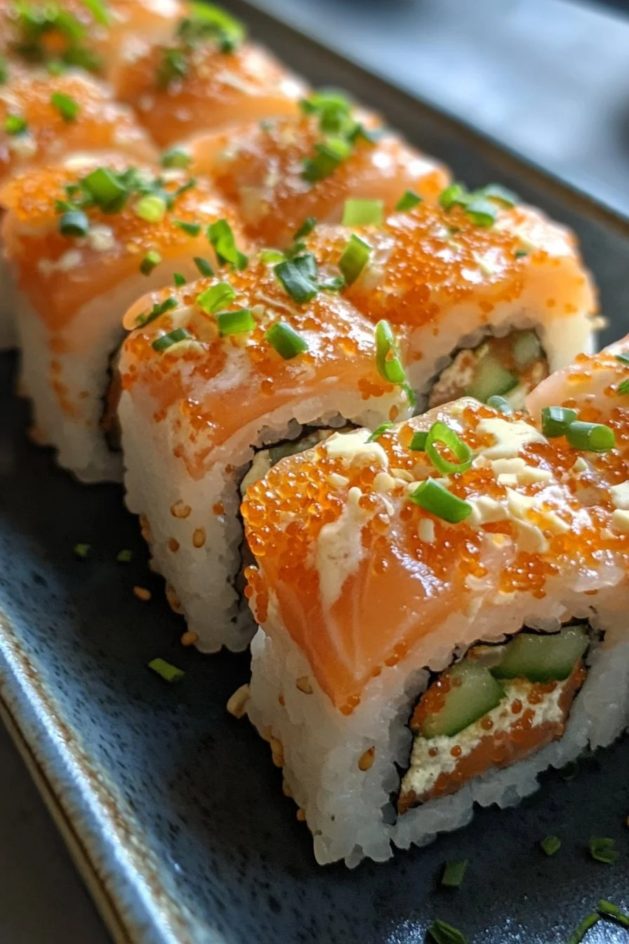 Spicy Salmon Sushi Bake