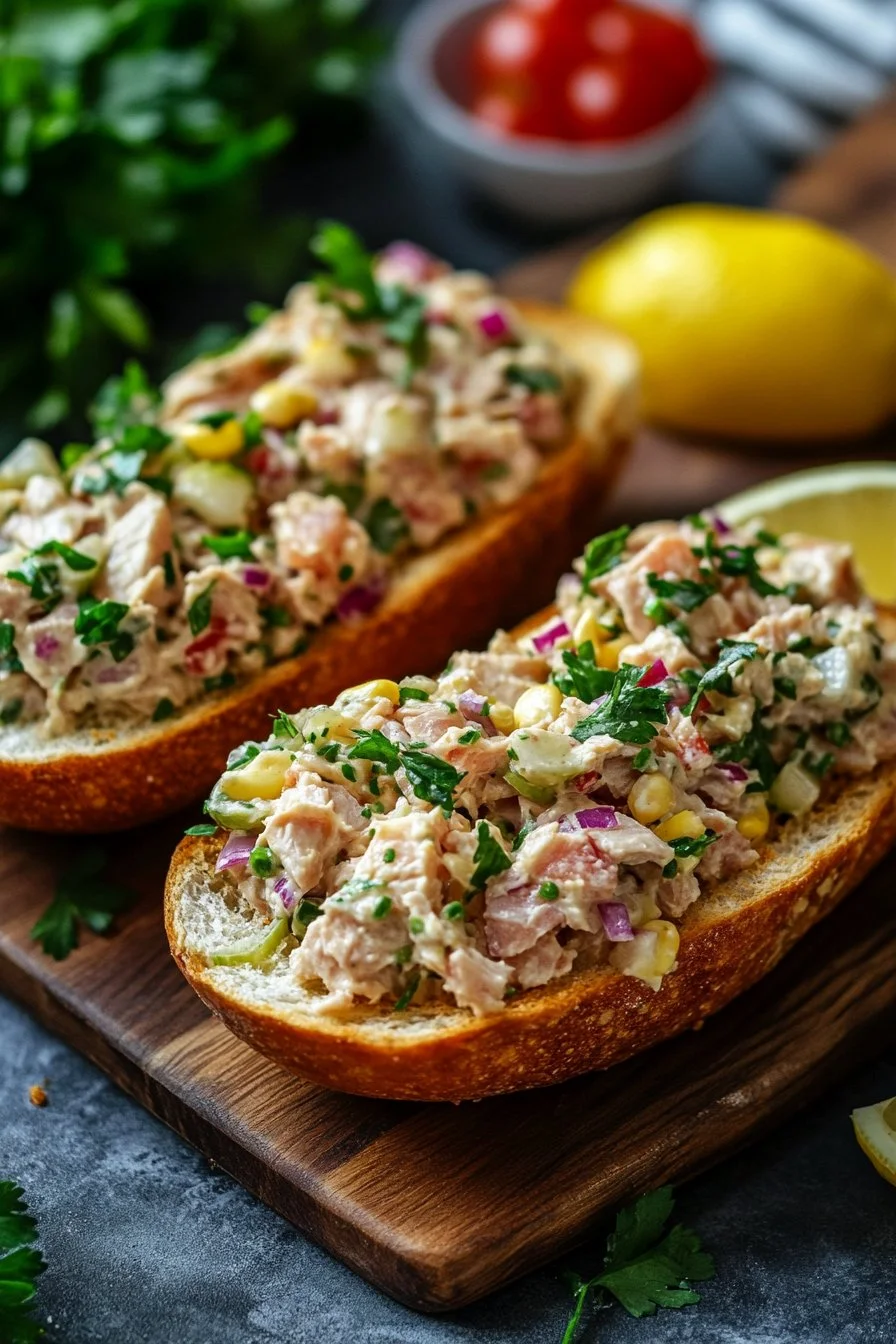 Tuna Salad Boats