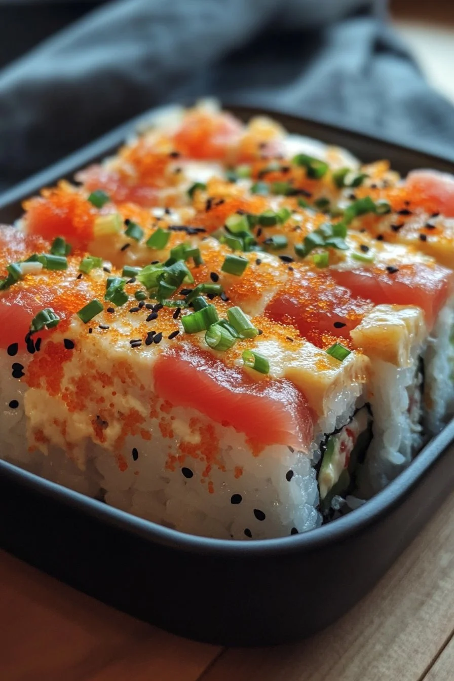 Tuna Sushi Bake For One