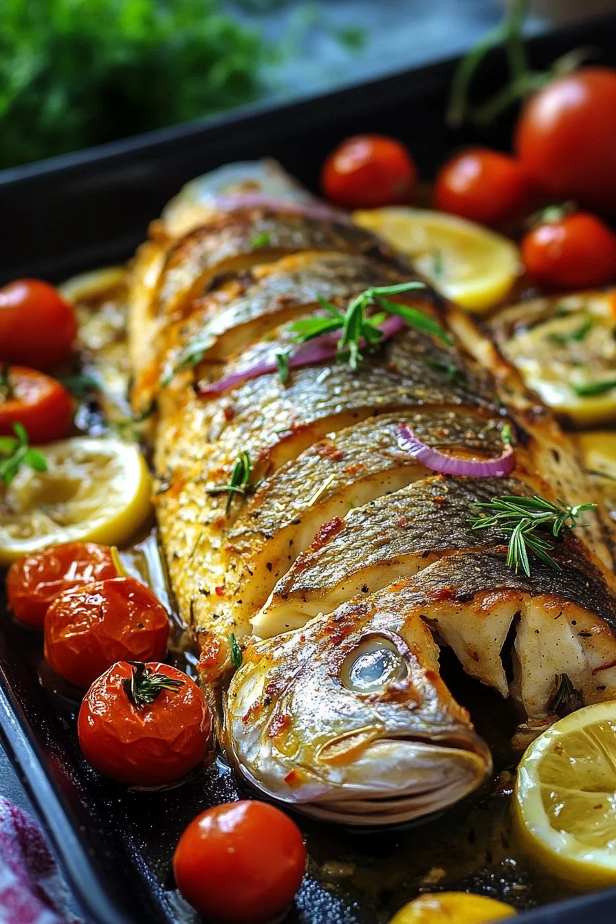 Mediterranean Baked Fish