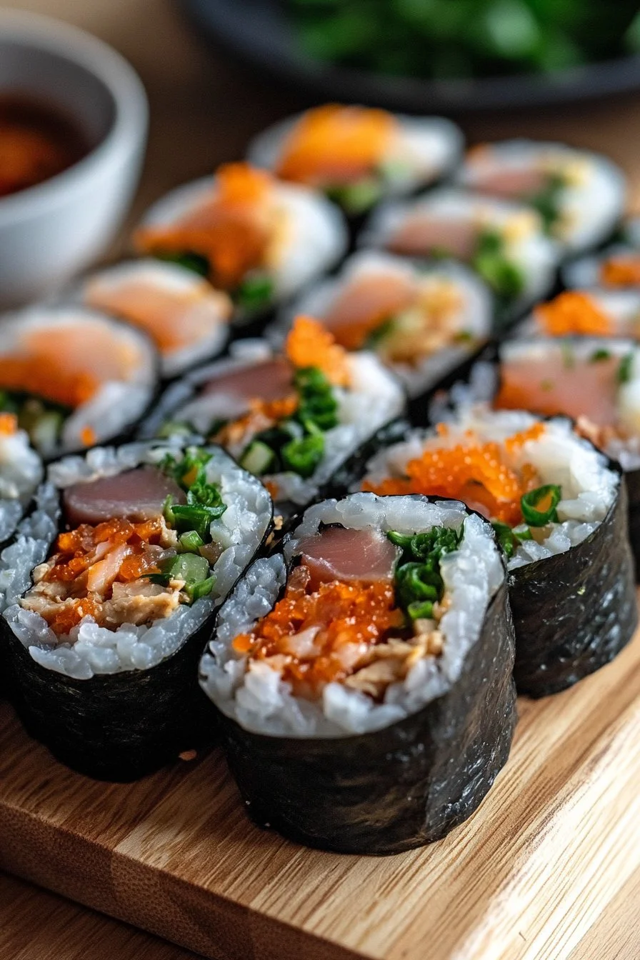 Spicy Tuna Rice Rolls