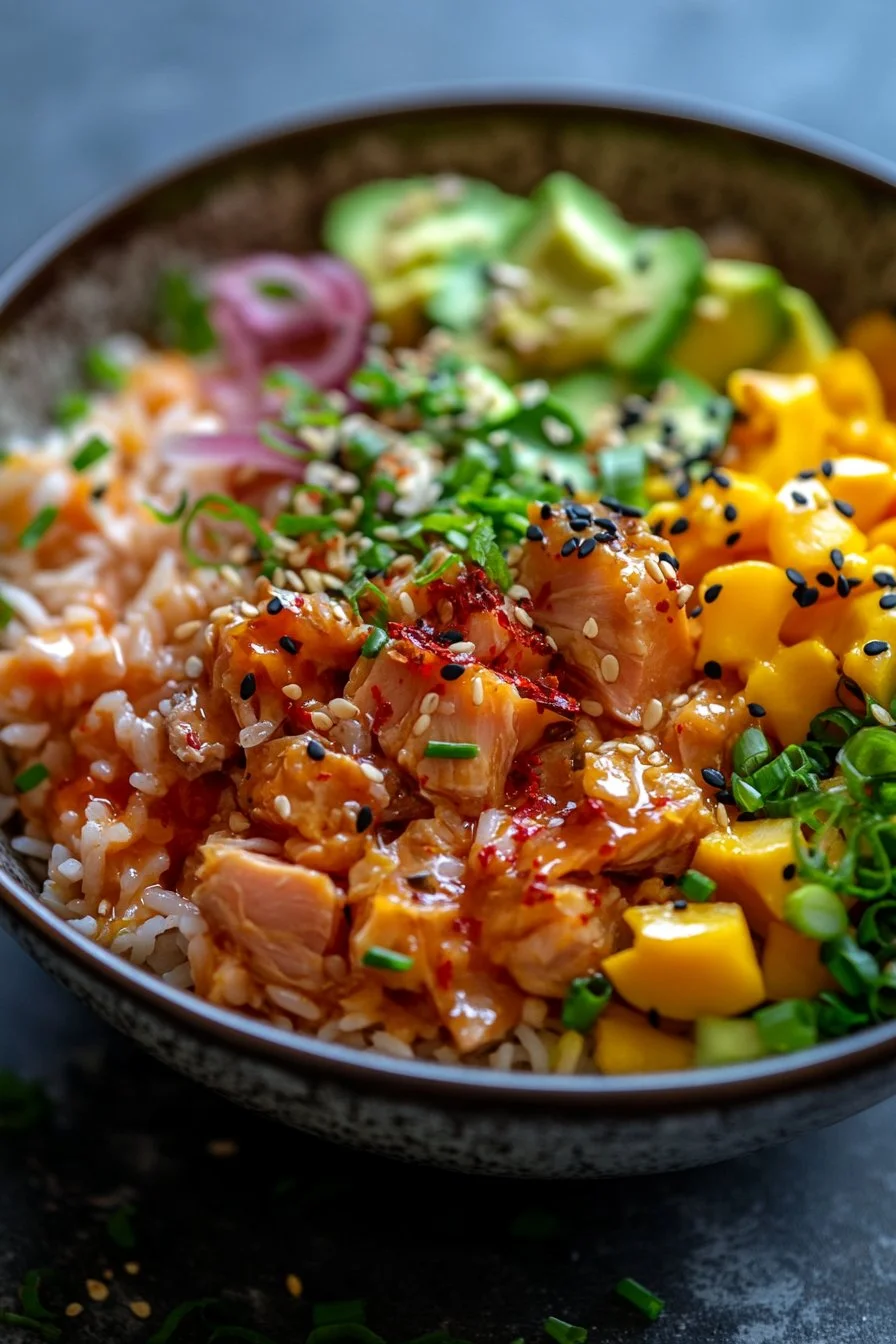 Canned Tuna Rice Bowl