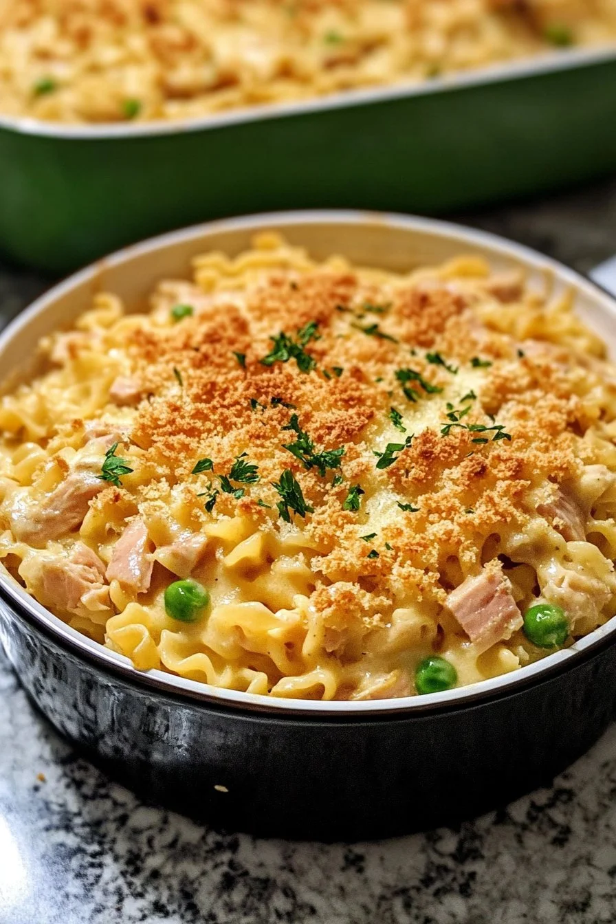 No-Soup Tuna Noodle Casserole