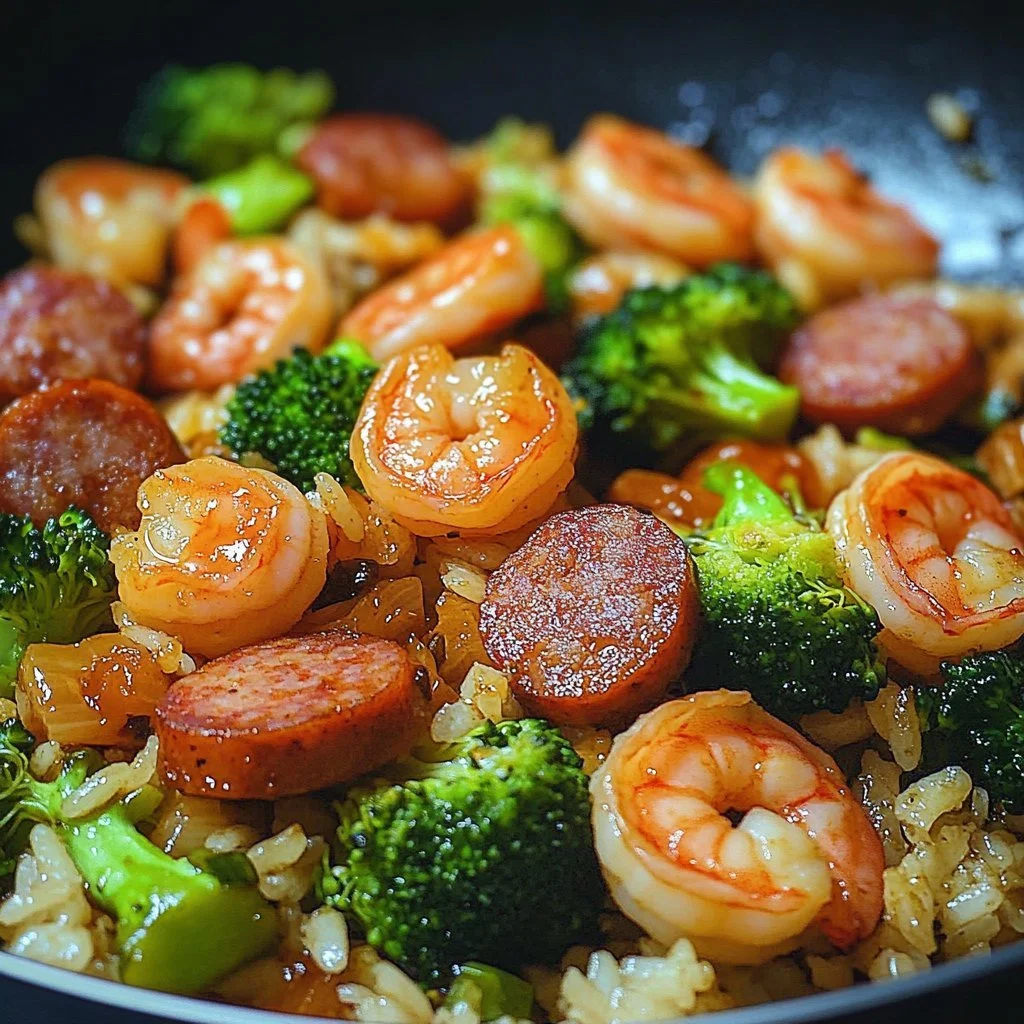 Sweet and Spicy Shrimp Rice served in a bowl with vibrant colors and textures.
