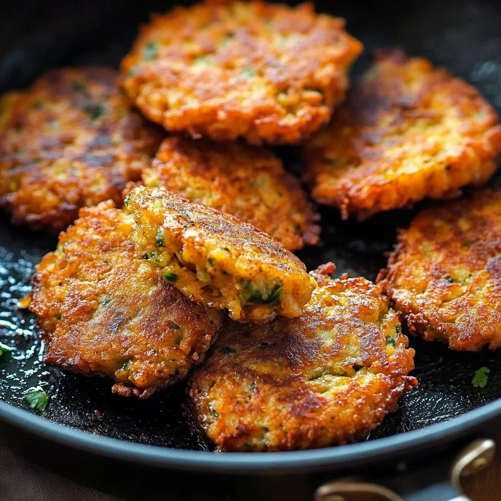 Plate of crispy tuna fritters with dipping sauce