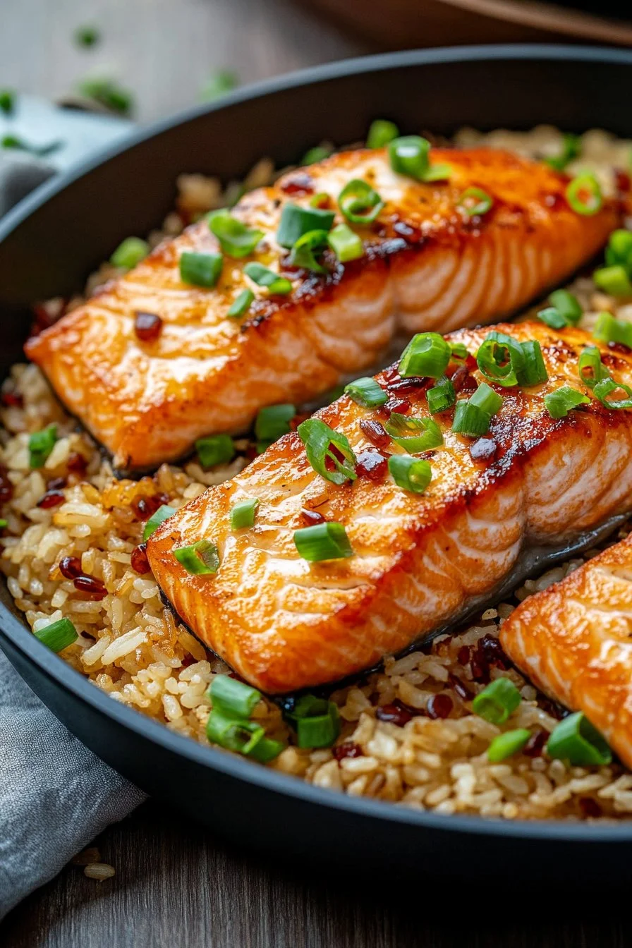 Crispy Rice Salmon