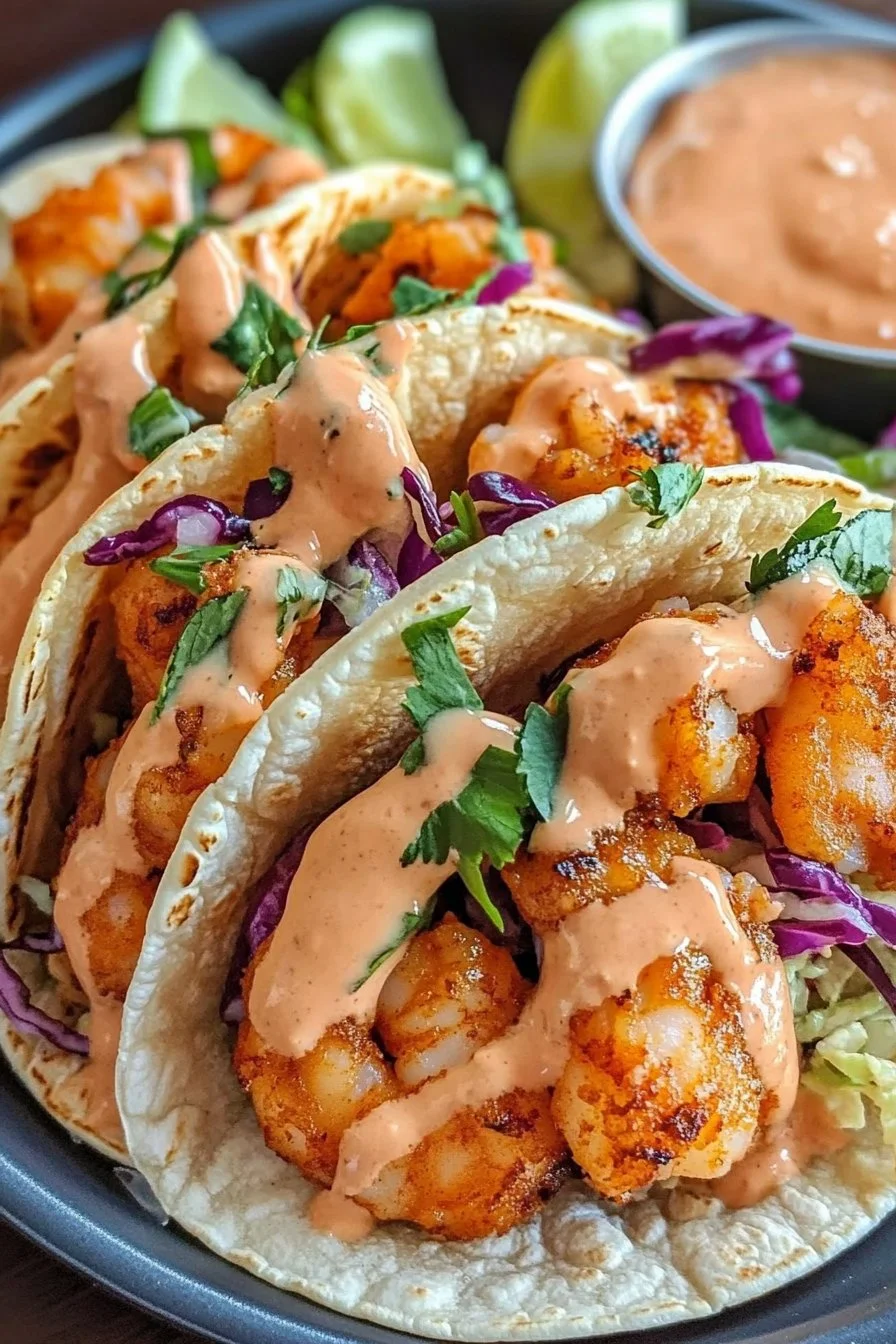 Bang Bang Shrimp Tacos
