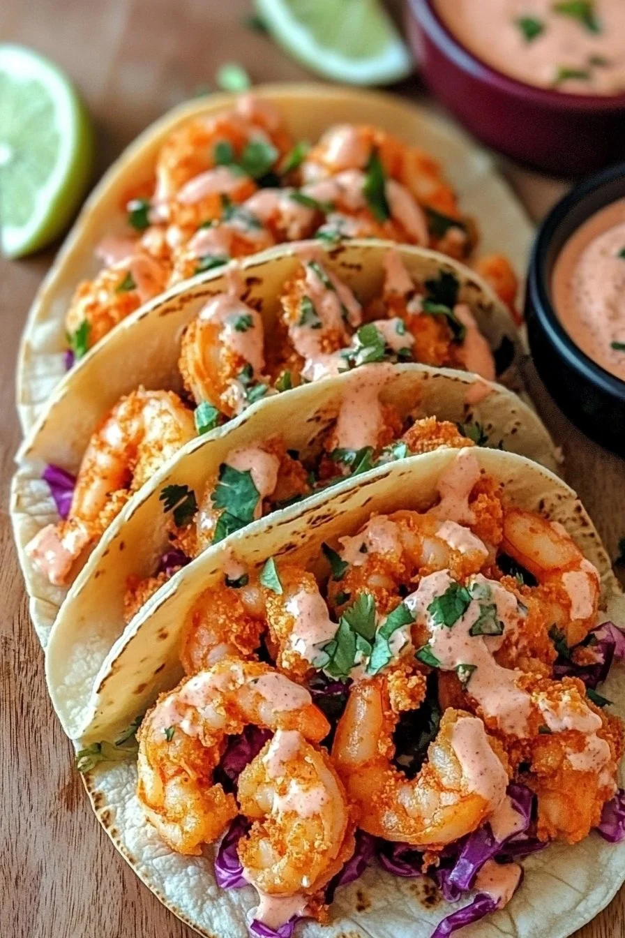 Bang Bang Shrimp Tacos