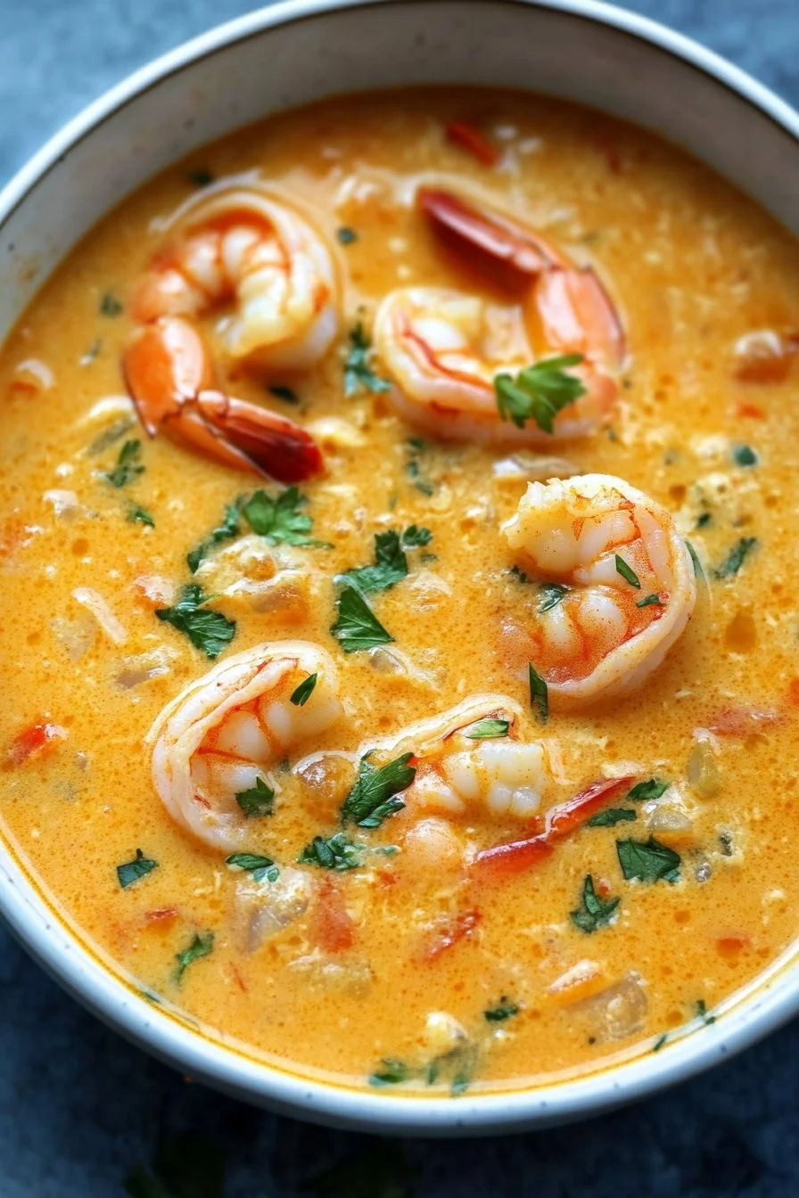 Coconut Curry Shrimp Soup