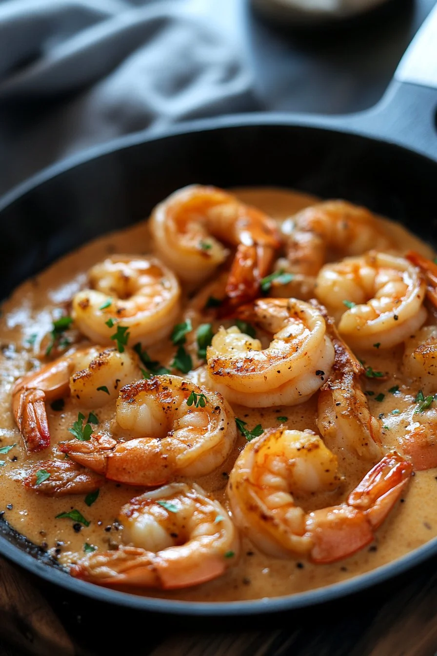 Creamy Shrimp Newburg