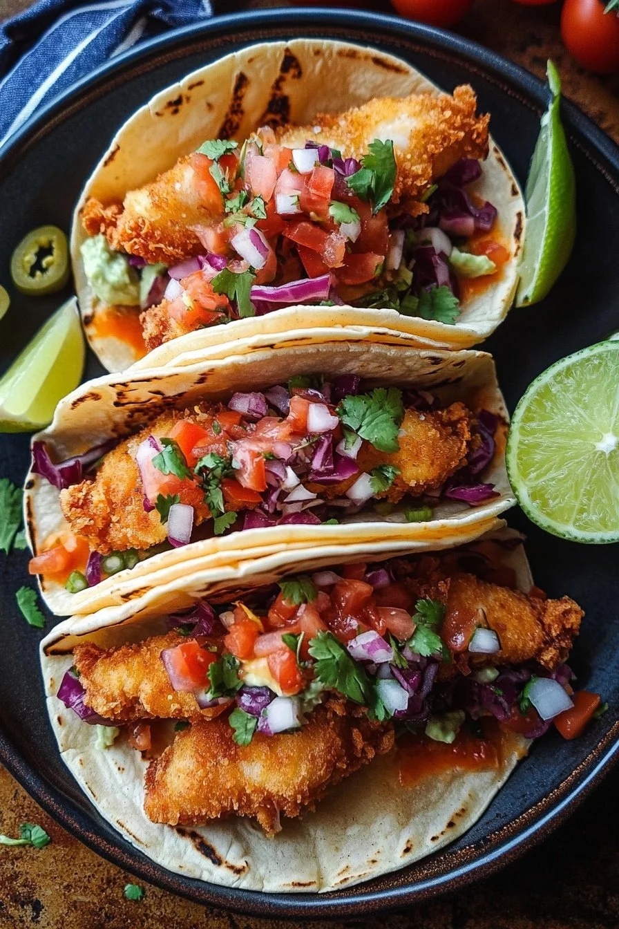 Crispy Baja Fish Tacos