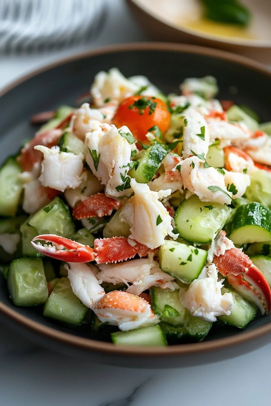 Cucumber Crab Salad