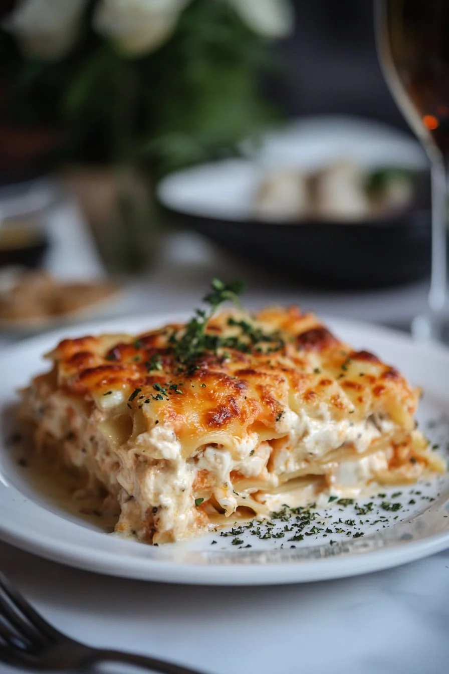 Decadent Seafood Lasagna with Shrimp and Crab Delight