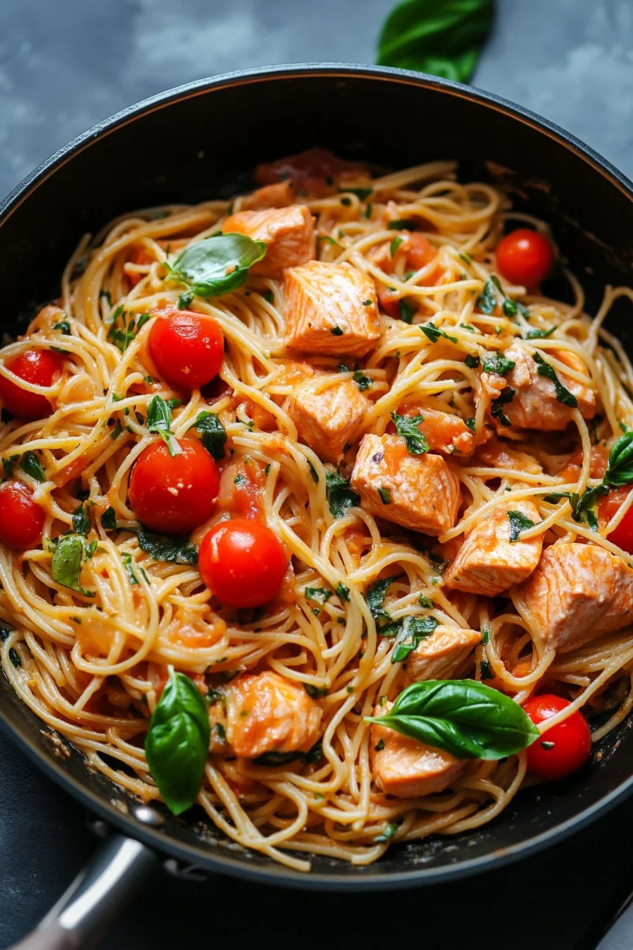 Easy Salmon Pasta