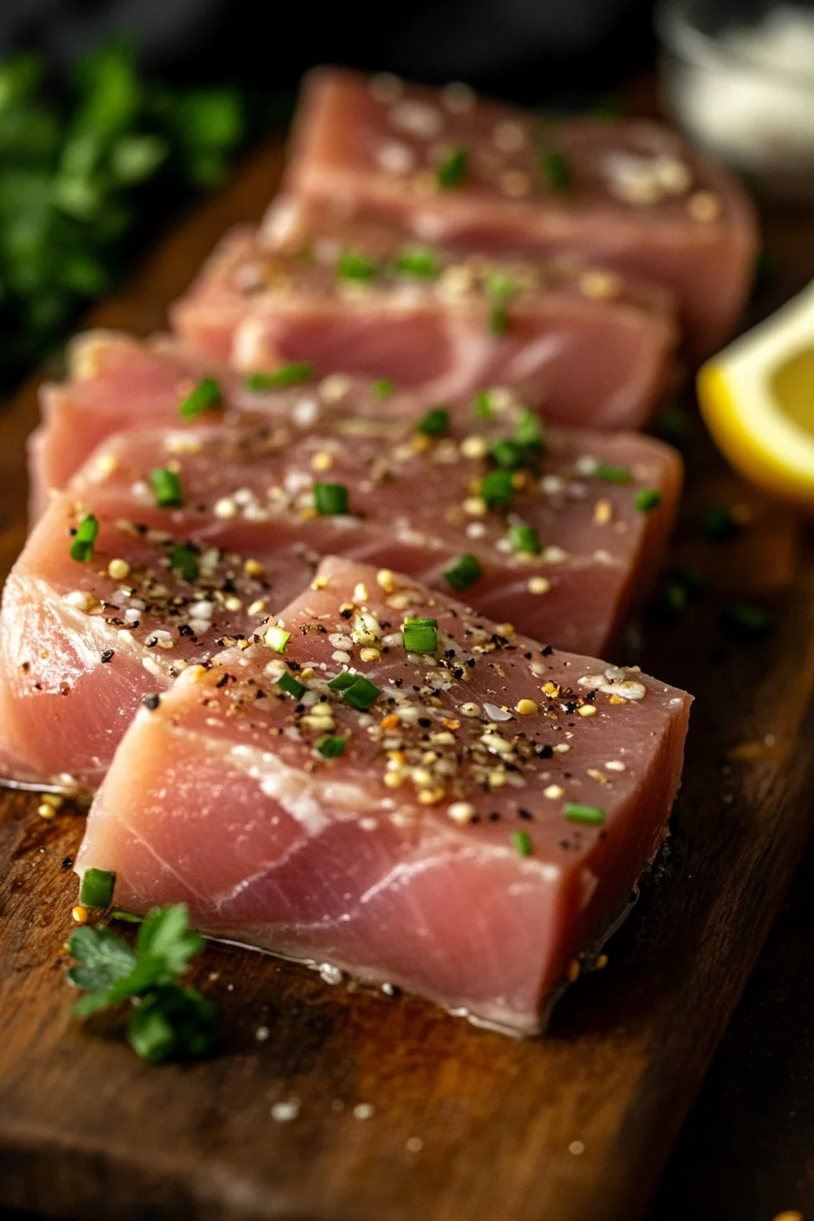 Garlic Butter Ahi Tuna