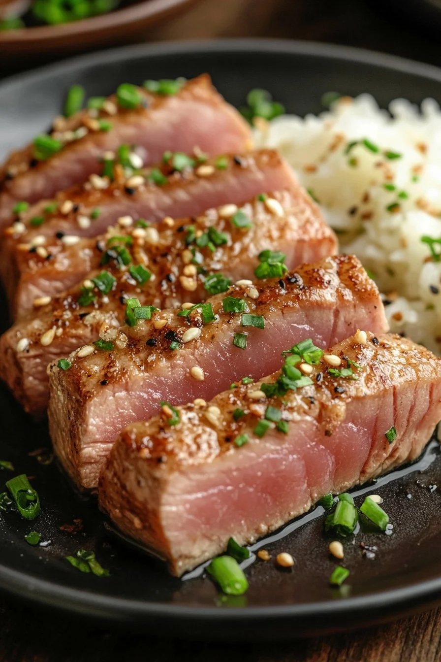 Garlic Butter Ahi Tuna