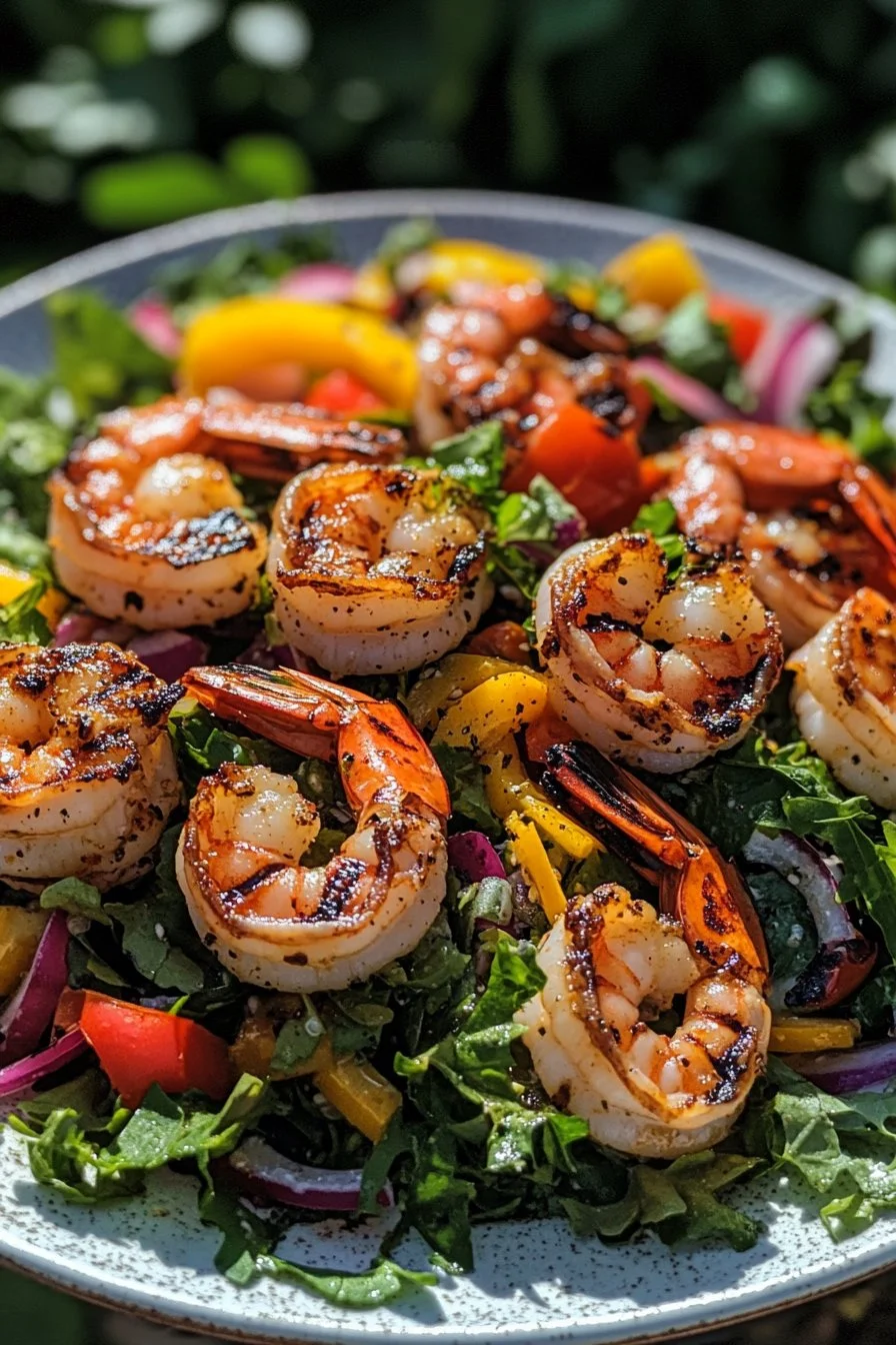 Grilled Shrimp Summer Salad