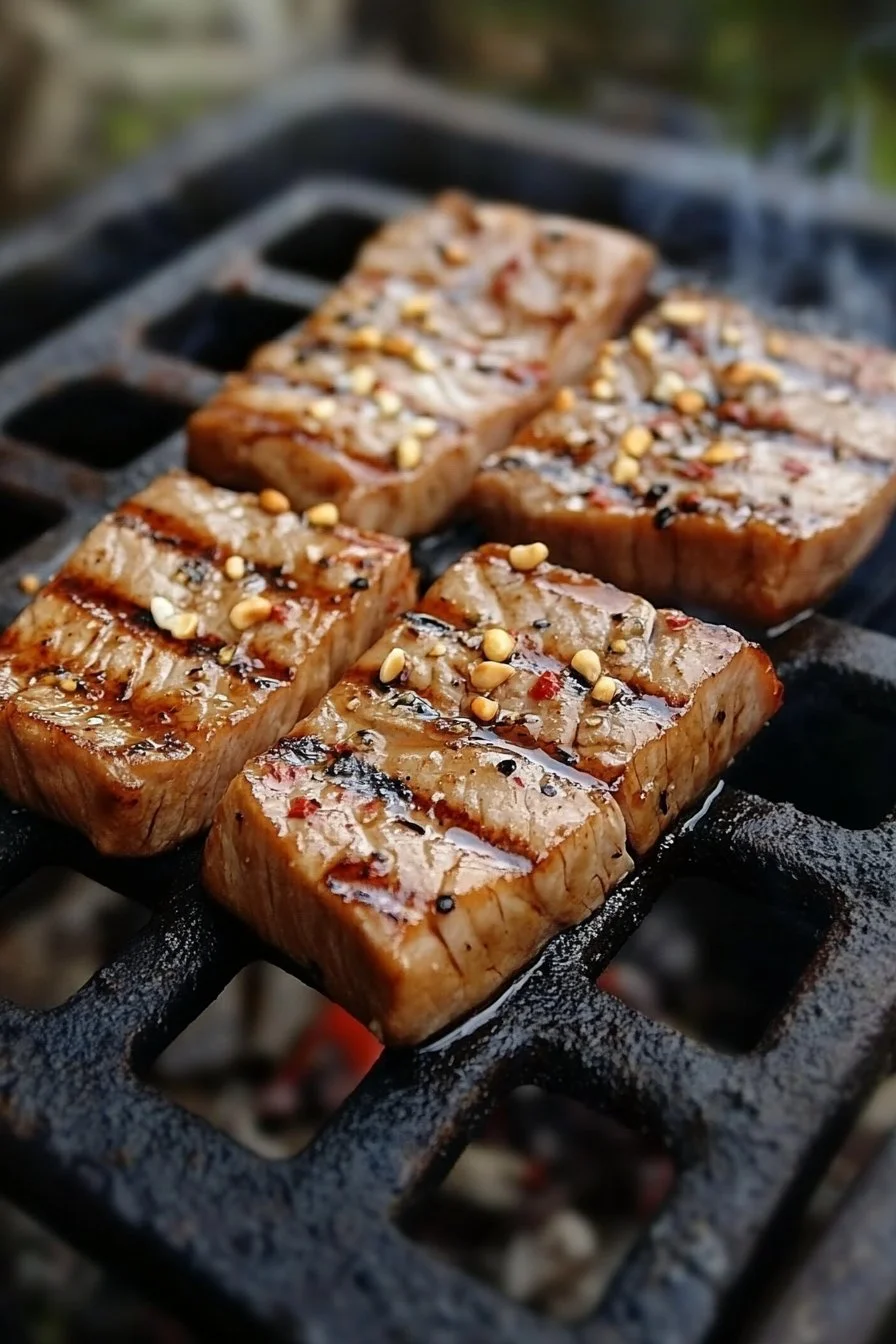 Grilled Tuna Steaks Teriyaki