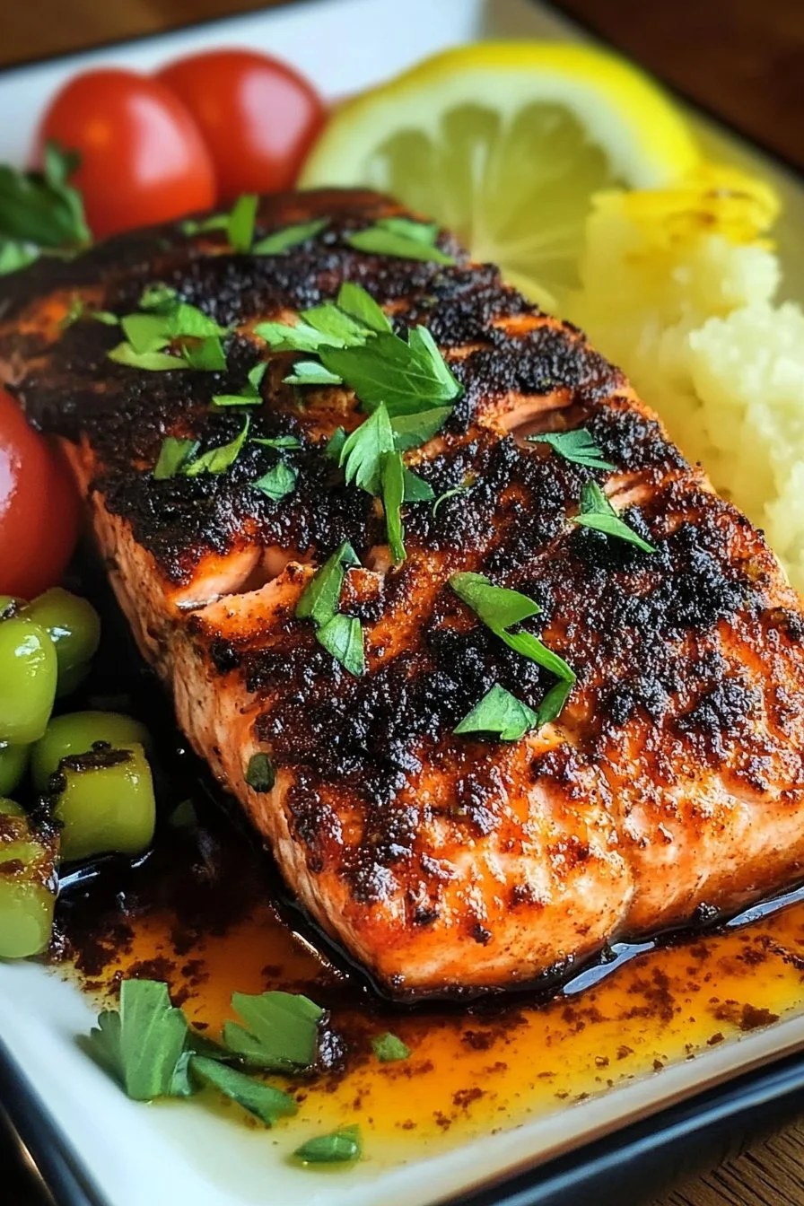 Healthy Blackened Salmon