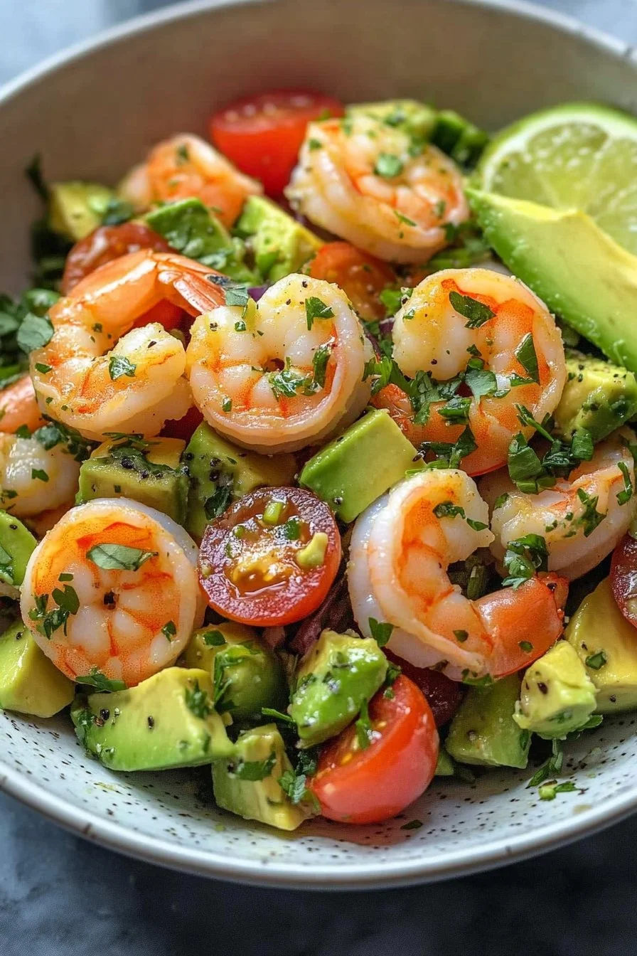Healthy Shrimp Avocado Salad