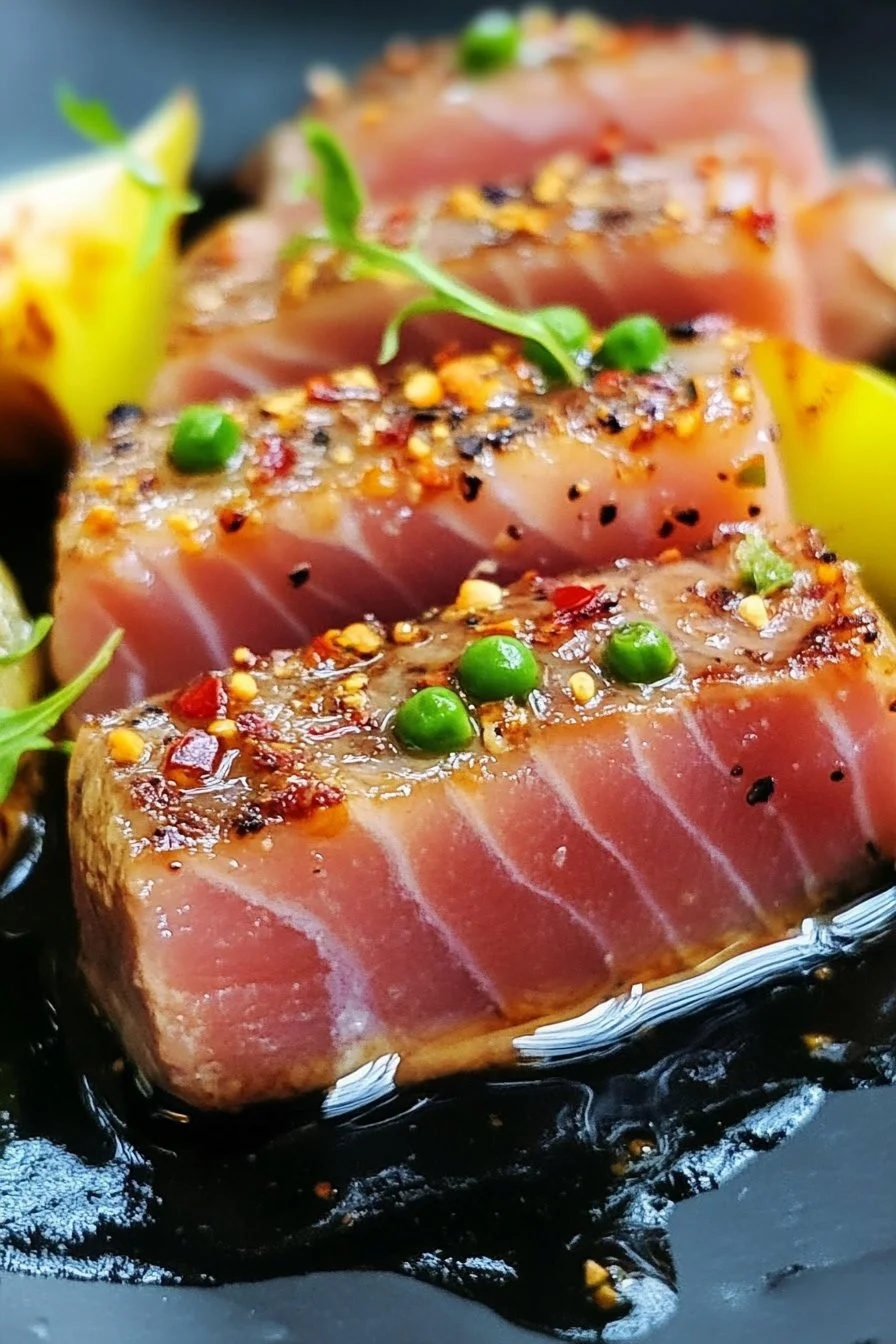 Perfectly Cooked Tuna Steak