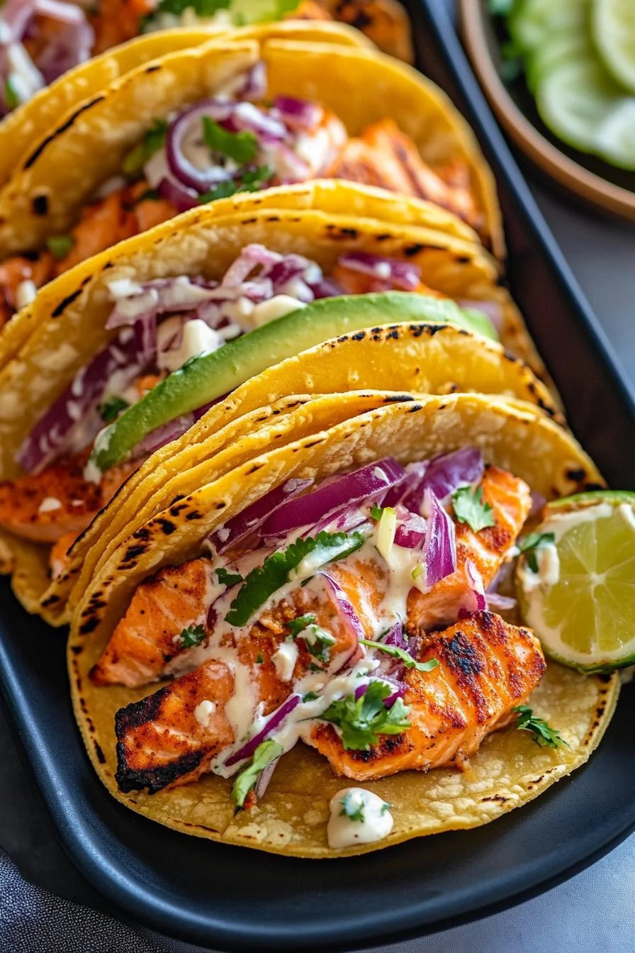 Salmon Tacos