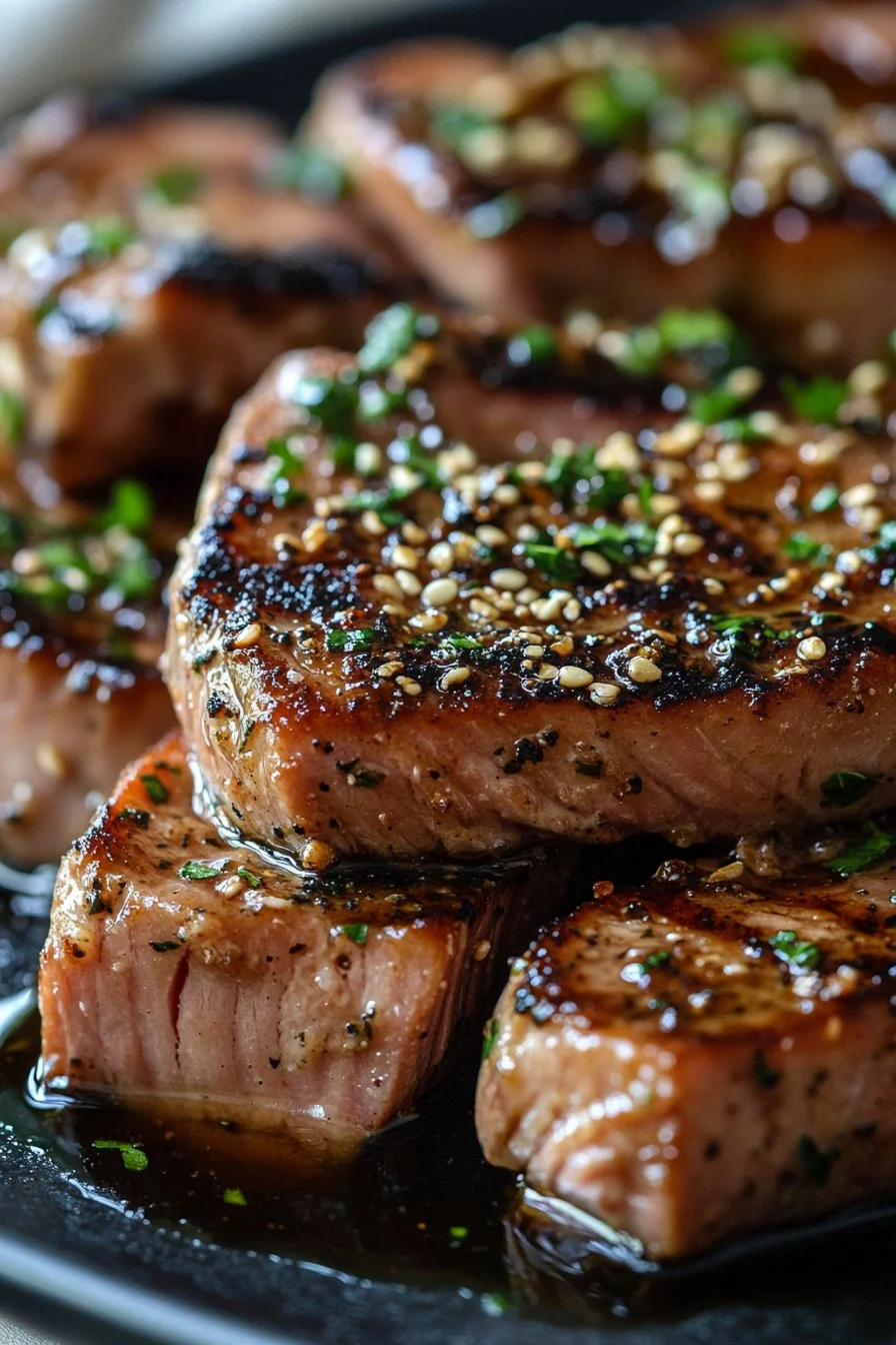 Savory Soy-Ginger Tuna Steaks