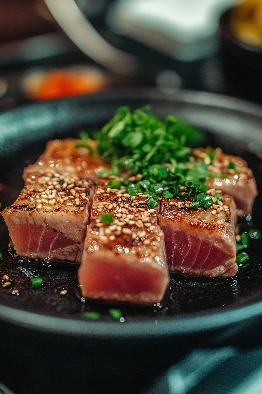 Seared Tuna with Sesame and Ginger