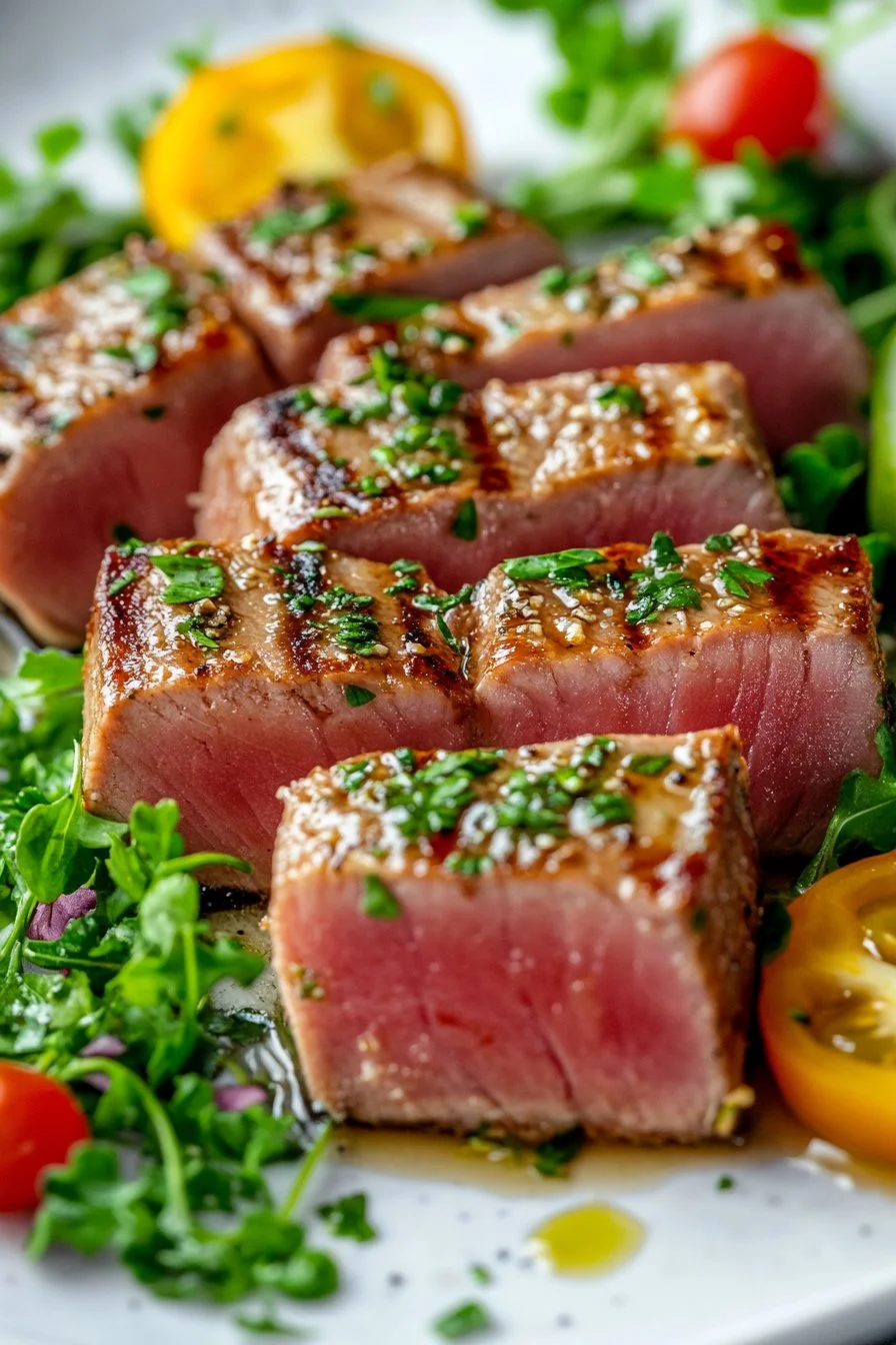Zesty Seared Tuna Steak