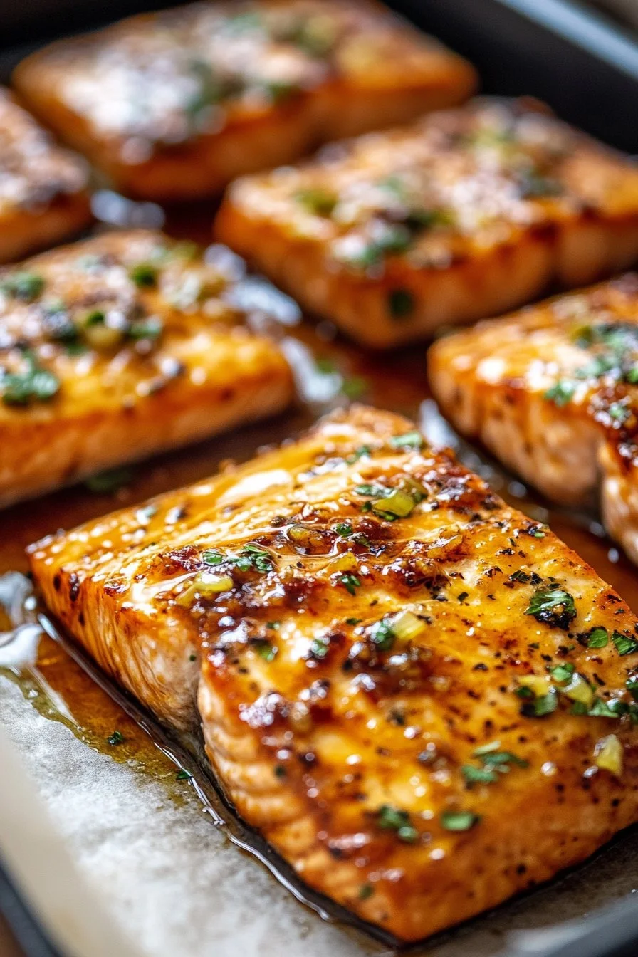 Air Fryer Honey Garlic Salmon