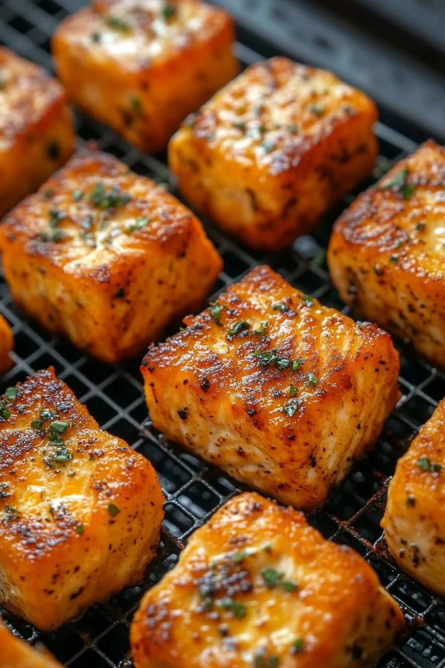 Air Fryer Salmon Bites
