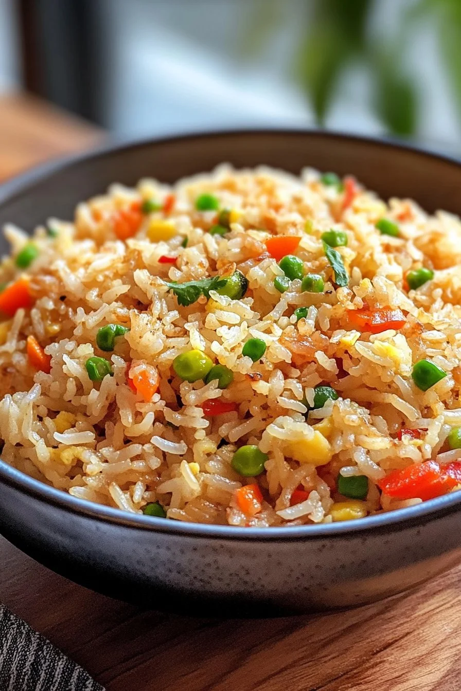 Asian Restaurant Inspired Fried Rice