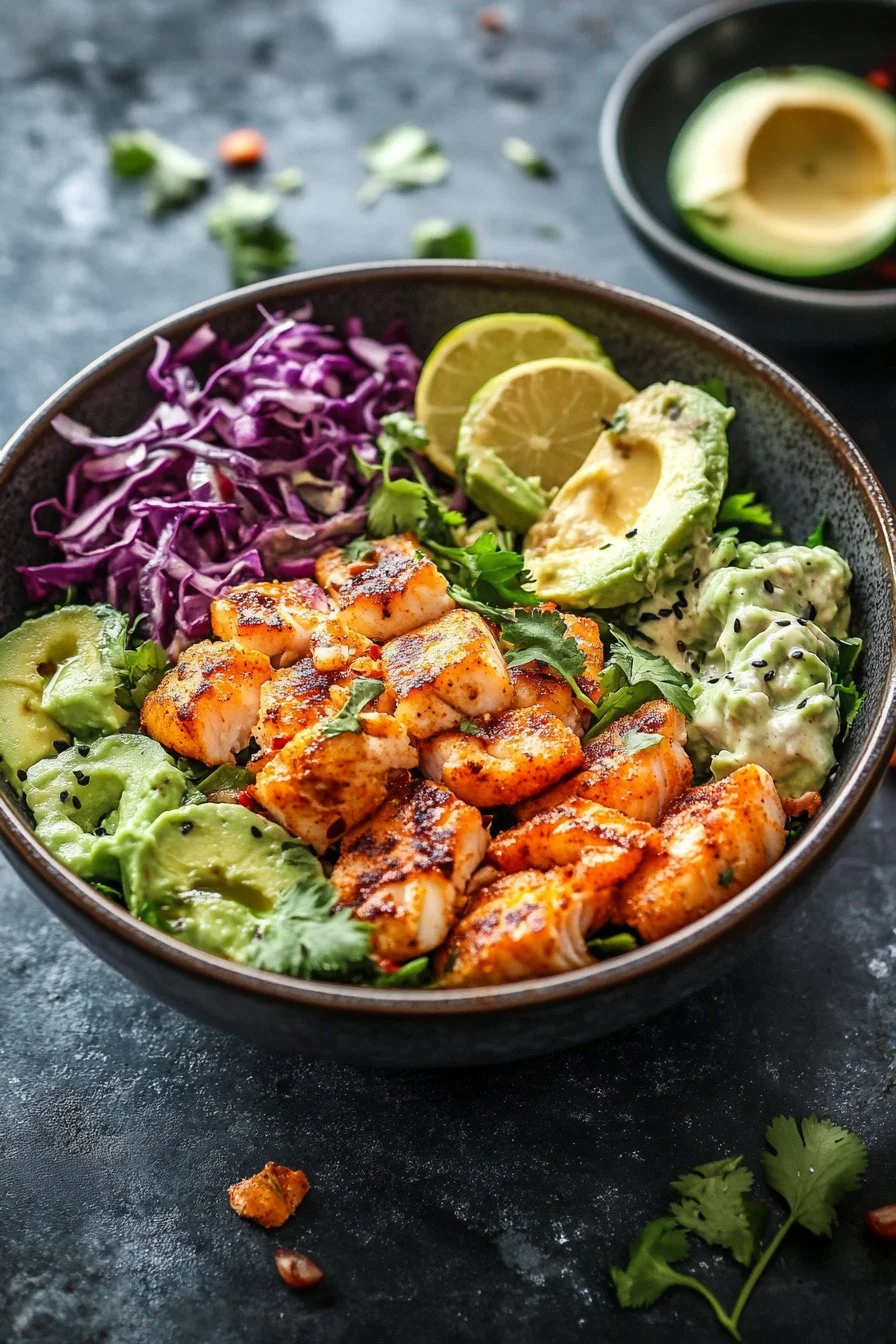Baja Fish Taco Bowls