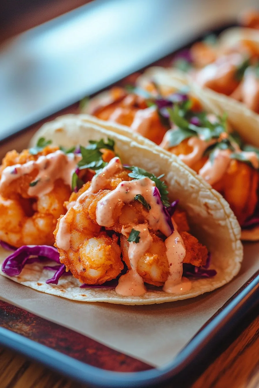 Bang Bang Shrimp Tacos