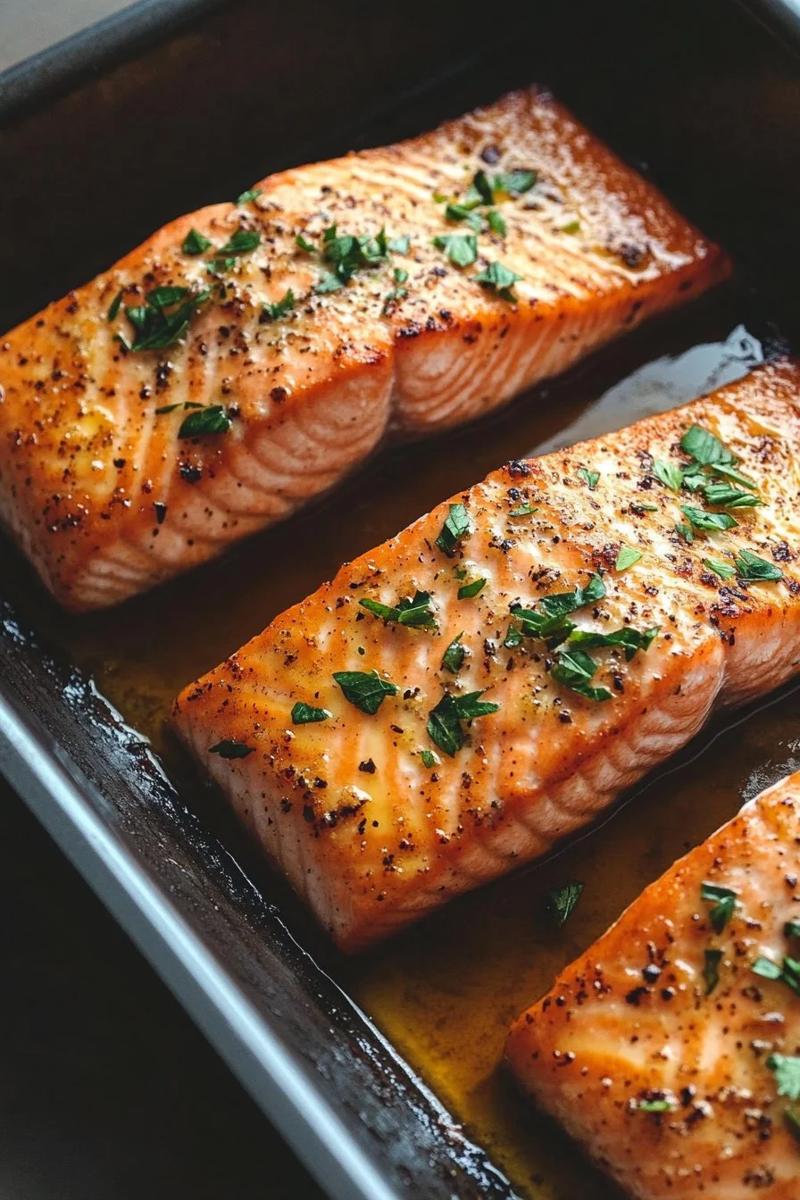 Best Damn Oven Baked Salmon