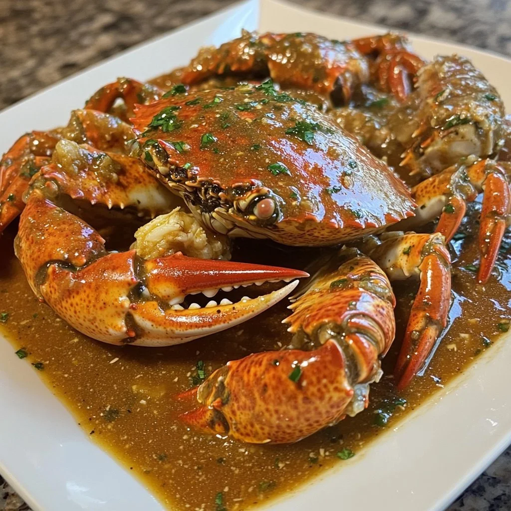 Delicious boiling crab sauce recipe with vibrant spices and ingredients