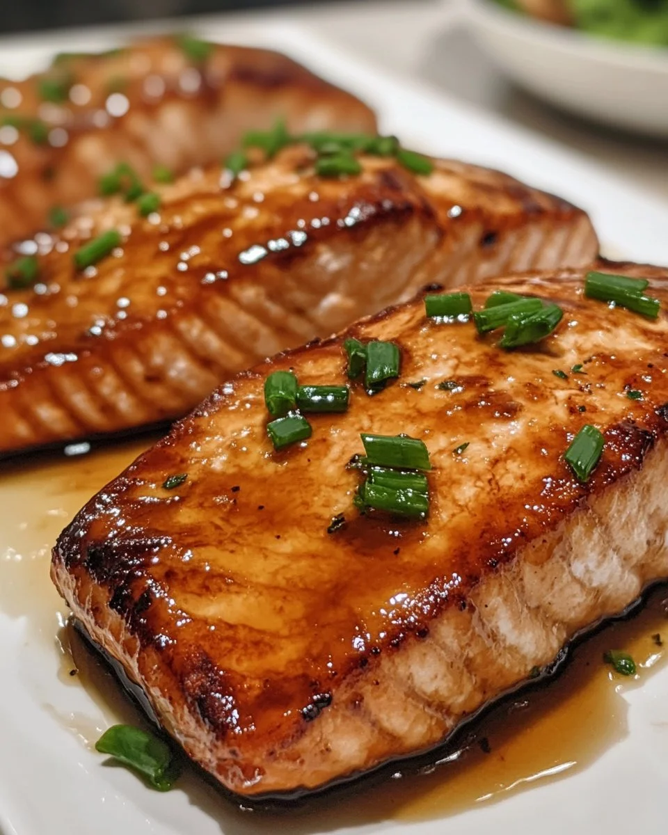 Brown Sugar Soy Glazed Salmon