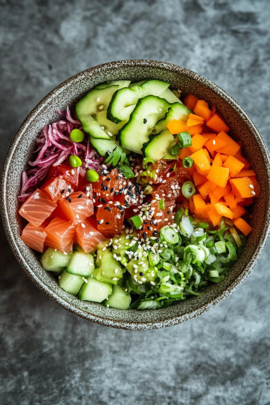 Canned Tuna Poke Bowl