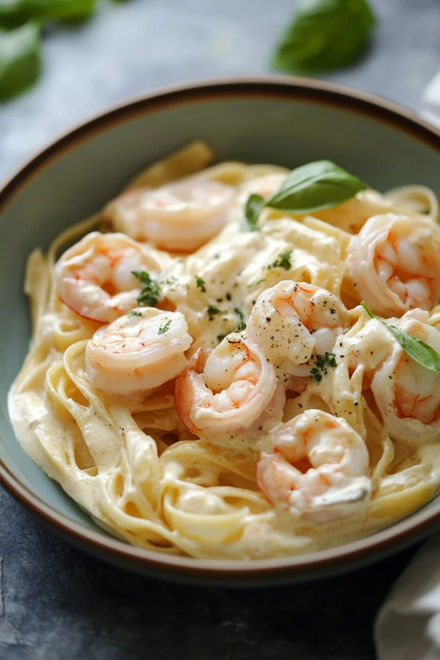 Creamy Shrimp And Scallop Pasta