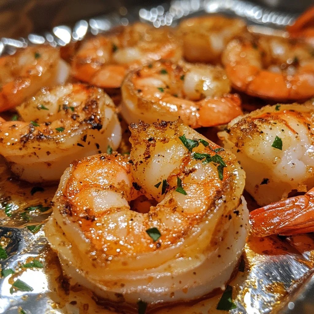 Easy baked shrimp dish with garlic and herbs