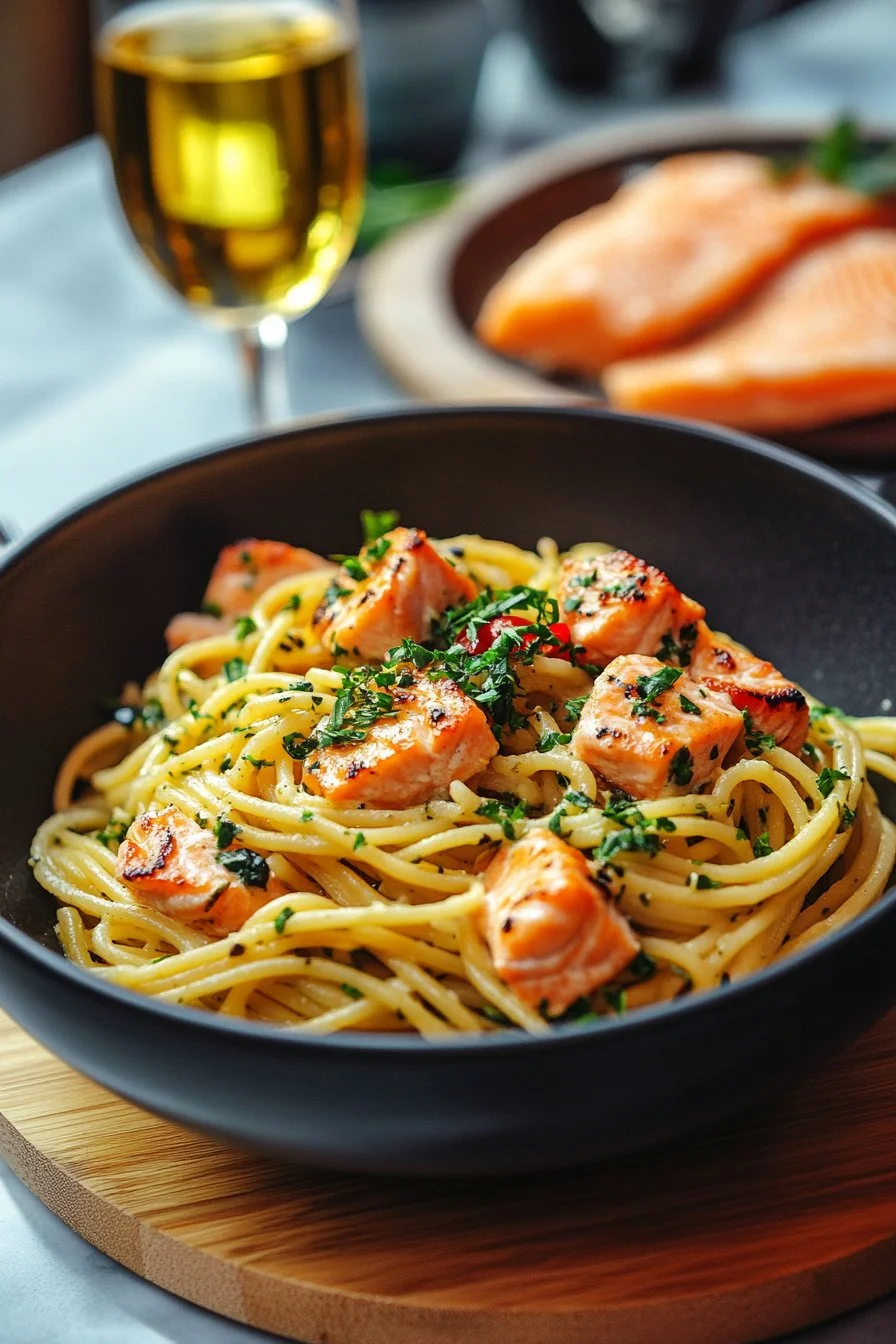 Easy Salmon Pasta