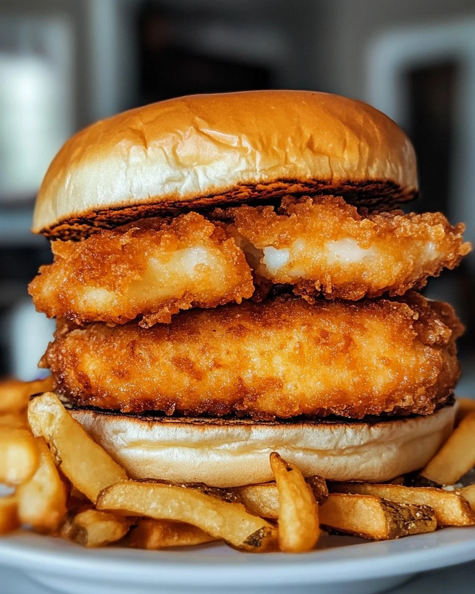 Fried Cod Fish Sandwich