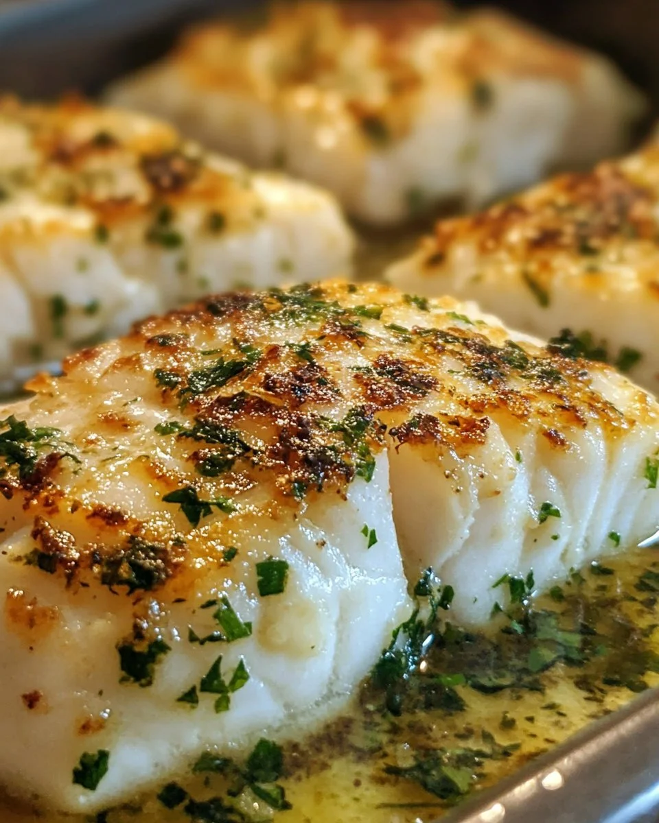 Garlic Butter Baked Cod